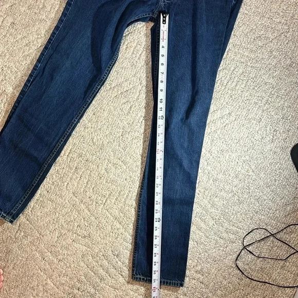 Holister Men’s Slim Straight Dark Wash Jeans size 32 - Picture 5 of 5